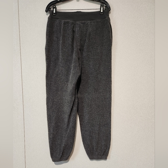 Aerie Gray Cozy Fleece Jogger Zipper Front Medium - Picture 3 of 9